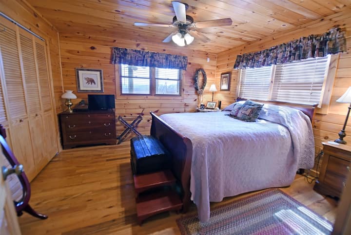 Point of View - Blue Ridge GA -  Main Floor Bedroom
