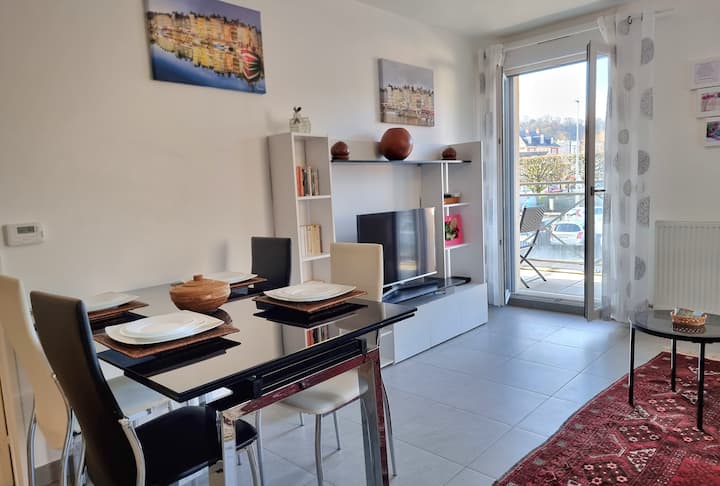 Chez Lou Et Dan Appartement 4 P Avec Balcon - Honfleur
