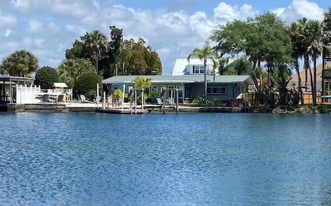 Island home on Kings Bay - manatees at the dock!