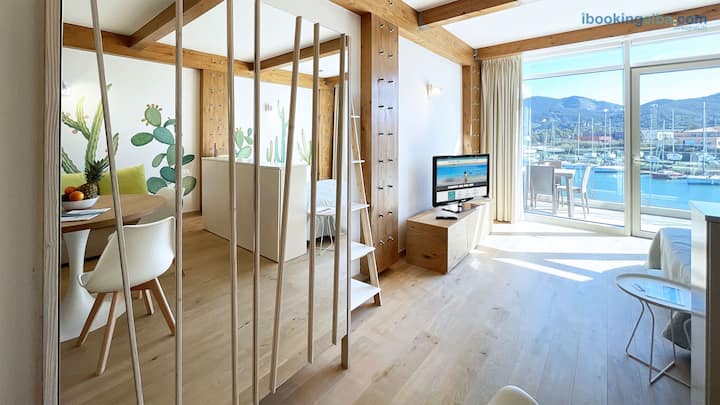 Fronte Mare Suites - Studio (H) - Soggiorno con Vista Mare