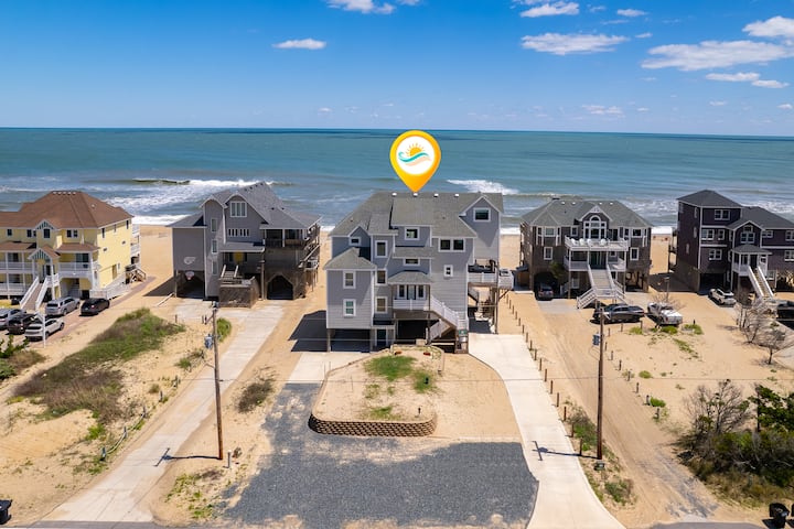 Oceanfront *2 HotTubs *Elevator*Comm Pool/Tennis