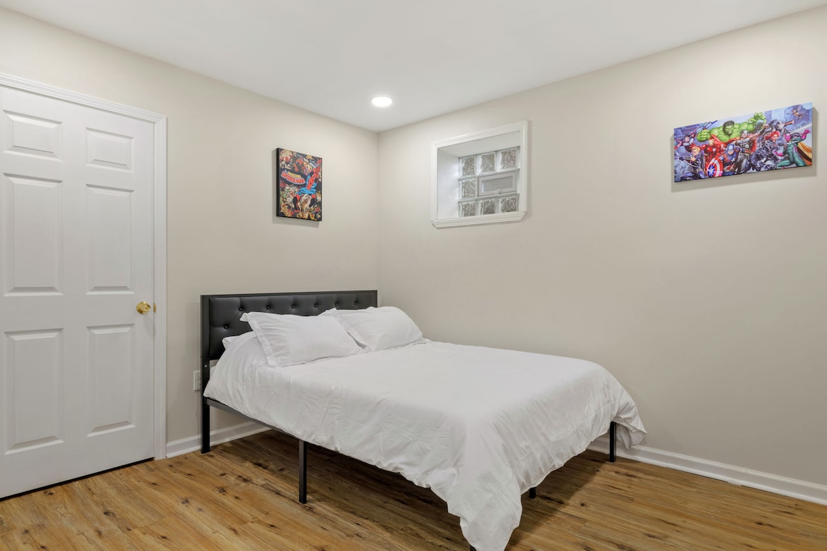 Sleep like royalty in our plush bed!