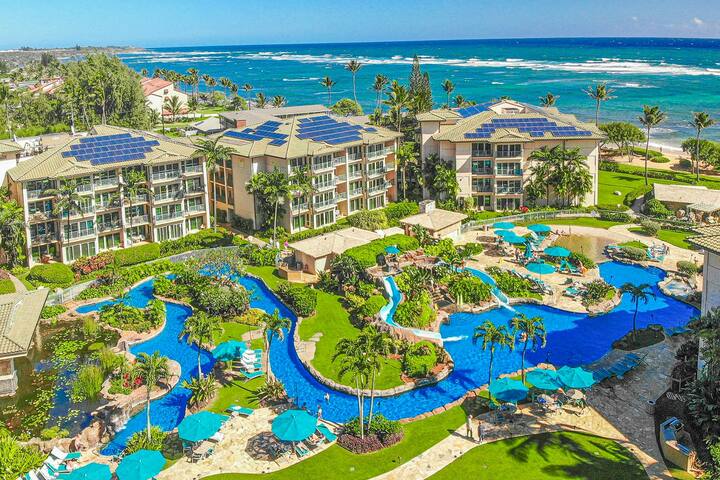 2BR ocean-view condo with grill, hot tub & pool