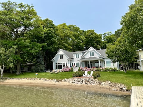 Glen Den - Luxury Lakefront 5bd+crib Glen Arbor
