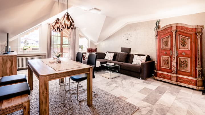 Apartment Schlossblick 5 Stars Modern And Antique - Piding