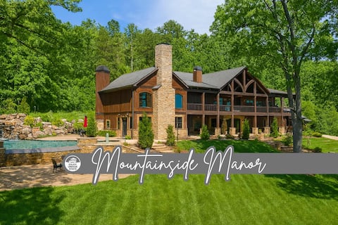 Mountainside Manor l Custom pool & movie theater!