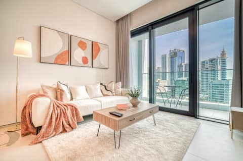 Marina View w/ Beach Access Apt in Address JBR