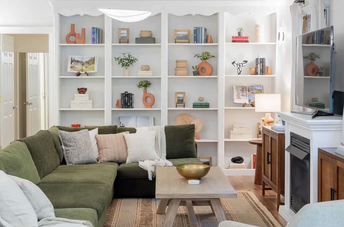 装饰精美的设计师墙壁