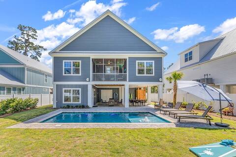 New Lux 5BR w/Pool, Gameroom near Golf/Beach
