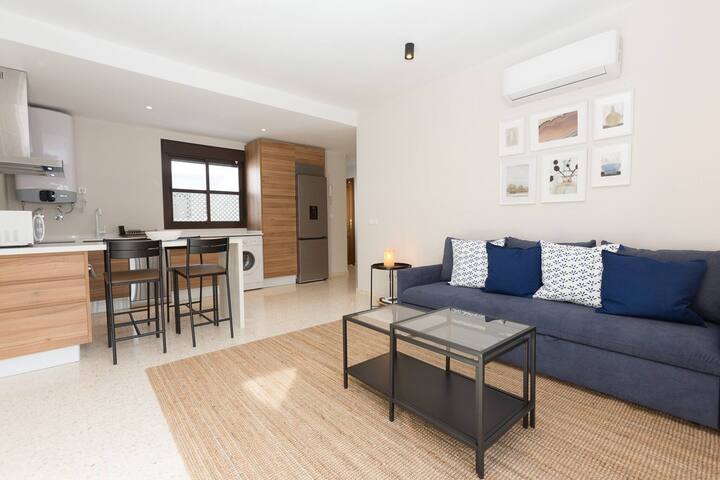 Entire home with 1 bedrooms in Jerez - Ático en casco antiguo -Terraza