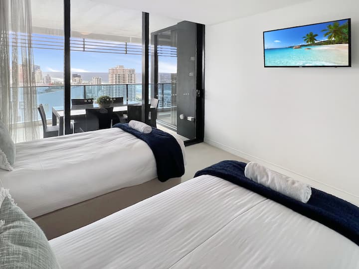 El segundo dormitorio puede ser de 2 camas individuales o una cama tamaño king
