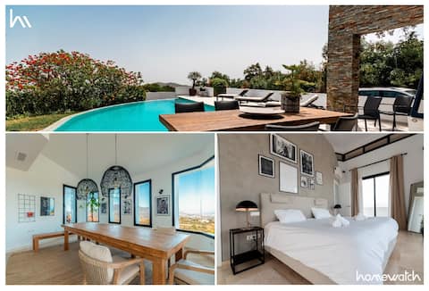 Spectacular villa, with sea views, in Ojen