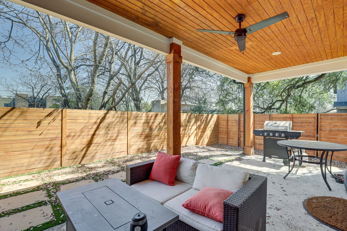 Chic Austin House w/ Spacious Backyard & Hammock
