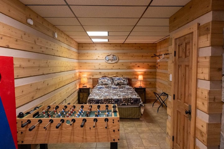 Foosball Table in Gameroom at Current Hideaway