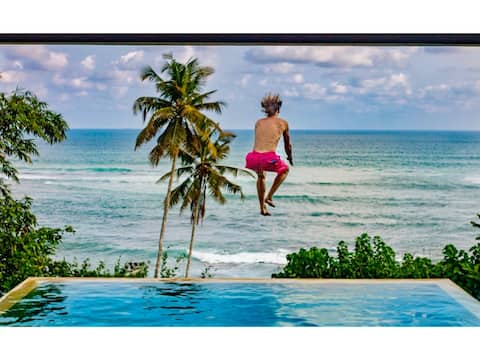 Celadon House Luxury Sea Front Villa w/ Pool, Chef