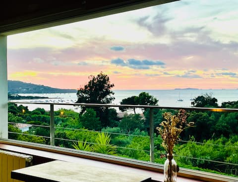 Luxury beachfront villa with pool, sleeps 8