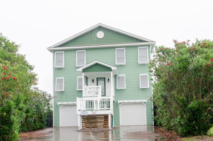 Single Family Home W Fenced Yard, K184 - Kure Beach, NC