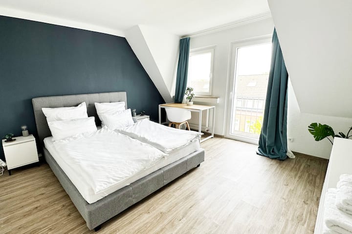 Maisonette Apartment in Krefeld with 2 balconies