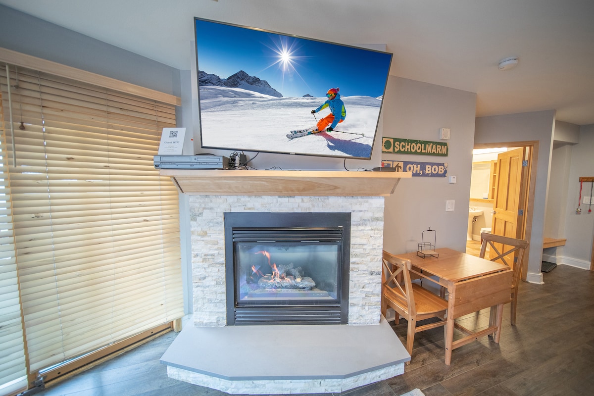 Relájate con la chimenea de gas