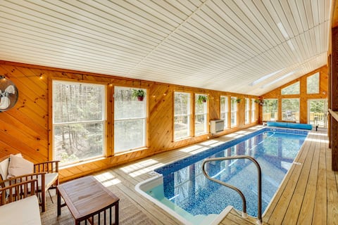 Lake George Oasis w/ 9 Acres, Hot Tub & Game Room!
