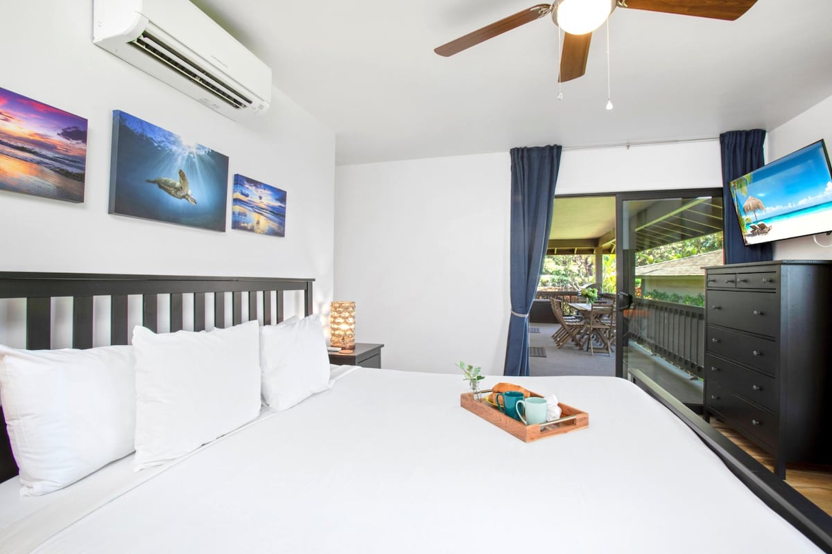 Amka ukisikia sauti ya mitende ikiyumbayumba katika mapumziko haya ya utulivu ya Kaanapali.