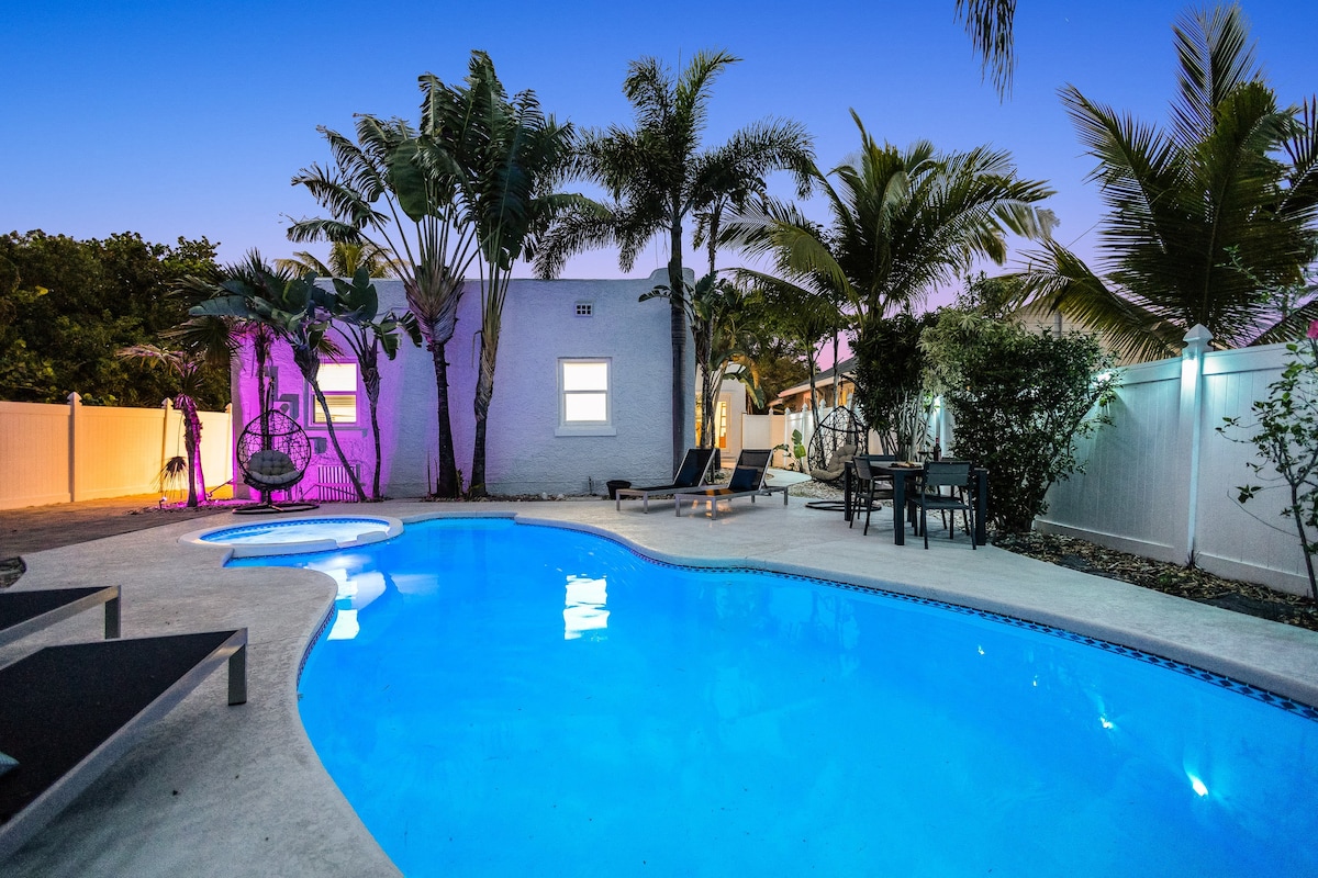 Casa deslumbrante de 5 quartos com piscina aquecida e sala de jogos - Casas  para Alugar em Fort Lauderdale, Flórida, Estados Unidos - Airbnb