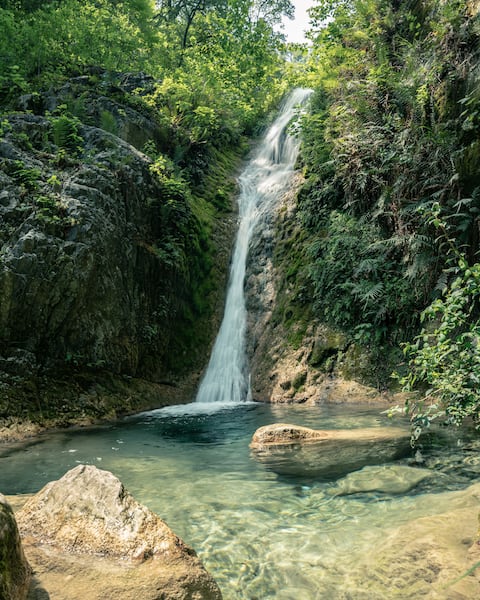 Cascada del Barro (waterfall) - 30 mins Mty, Cabin 8 pers.