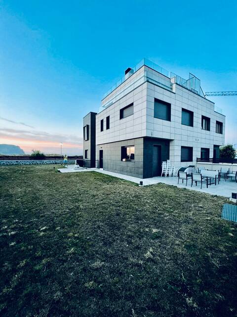 Beachfront with sea views