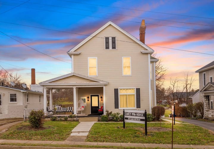 Historic 1906 House w/ Backyard & Games, Pets ok!