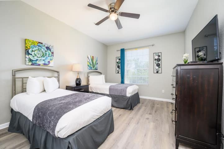 Chumba cha 3 cha kulala chenye Vitanda Viwili