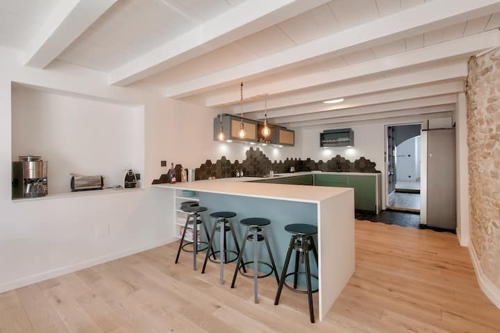 Belle Maison Avec Jardin Ombragé Pour 11 - La Couarde-sur-Mer