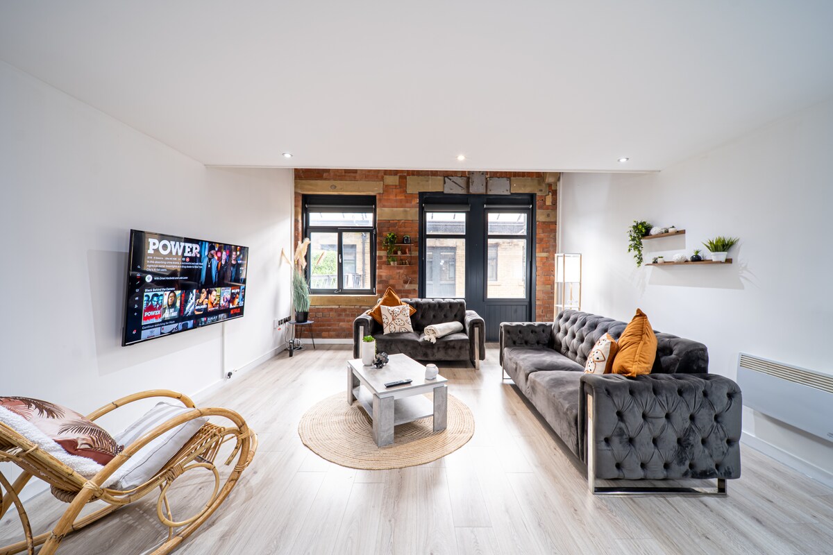 Airbnb con migliori performance: Exclusive 2 Bed Penthouse In Bradford City Centre a Trident