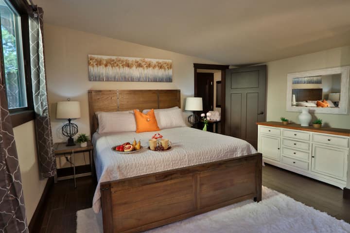 Chambre King dans le gîte