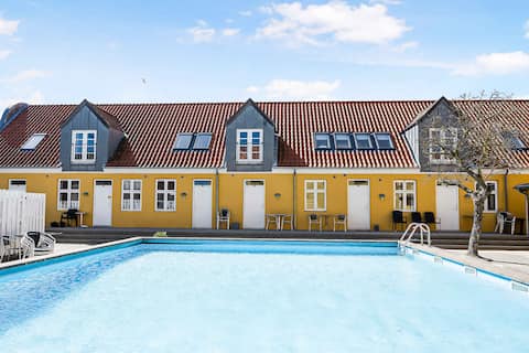 Holiday apartment with pool on Bornholm