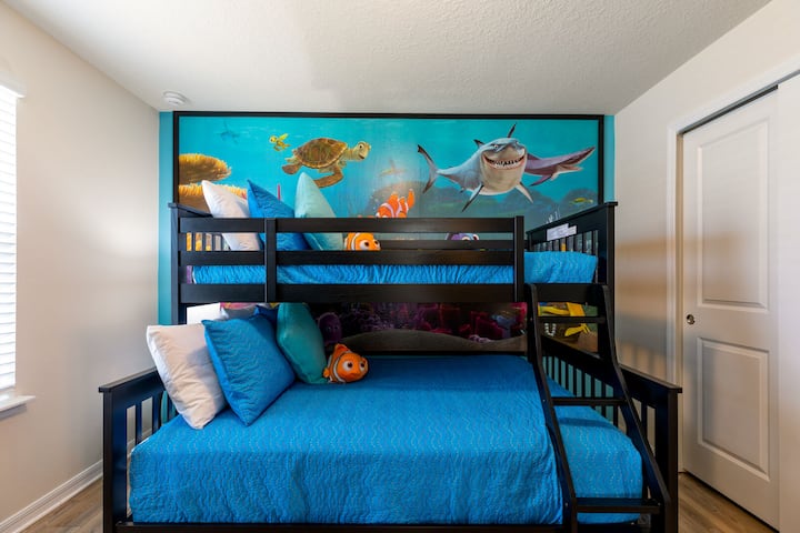 Chumba cha ghorofa, chenye mandhari ya nemo