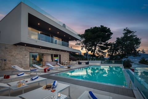 Beachfront Villa Milka with Pool