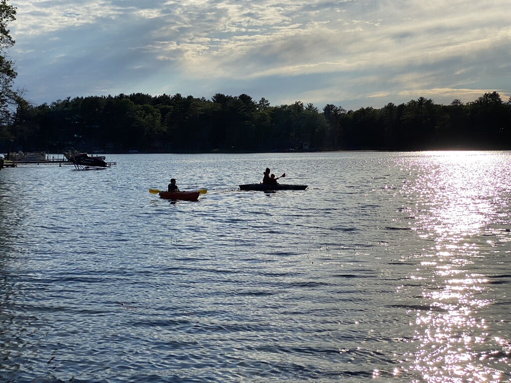 Little Wolf Lodge"Up North" lakefront cabin! Cabins for Rent in