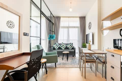 Successful Airbnb property: Fully-equipped 1-br in Dubai Hills great amenities in Hadaeq Sheikh Mohammed Bin Rashid
