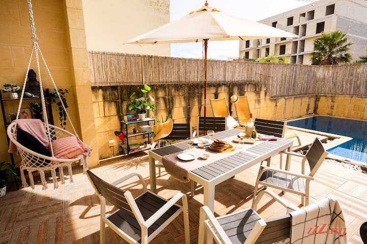 A Boho Inspired Gozo Holiday Home (With Pool) - Malta