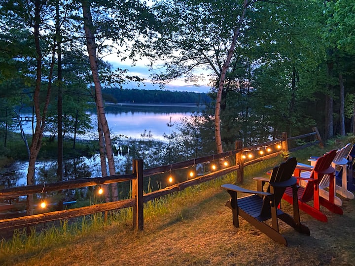 Large lakeside cabin in Minocqua with dock!