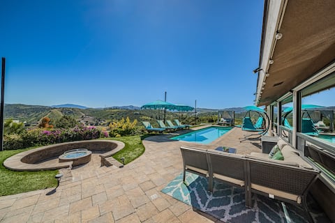 Lakeside Hilltop Retreat w/Amazing Pool & Spa
