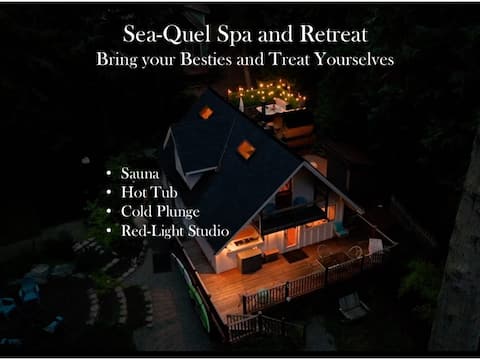 Sauna + Cold Plunge + Hot Tub & Red-light therapy