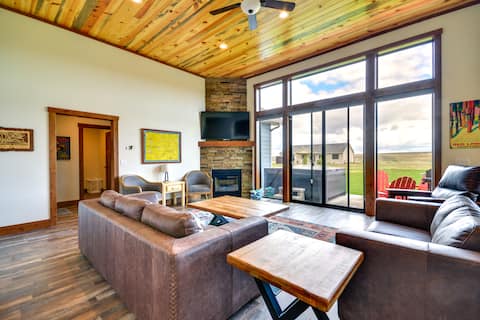 Sleek Red Lodge Home Rental w/ Private Hot Tub!