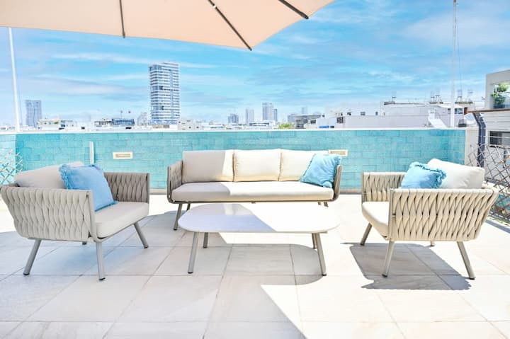 Modern 3br Duplex Near Bograshovbeach By Holyguest - Tel Aviv-Yafo