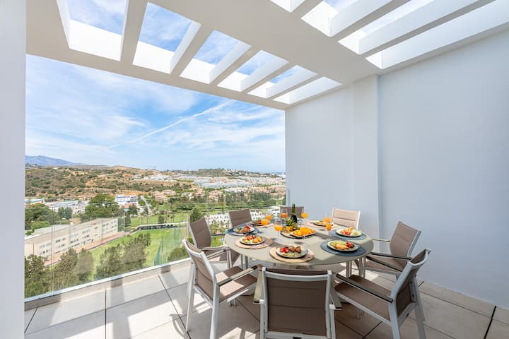 Modern Appartment With Sea And Golf Views - La Cala de Mijas