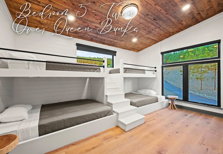 すべての仲間のためのお部屋です！ 私たちの広々とした二段ベッドのお部屋は、今回の旅行で誰も置き忘れていないことを意味します。 多ければ幸いですね！