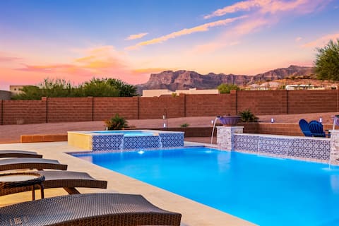 Views, Outdoor Games, Htd Pool & Spa