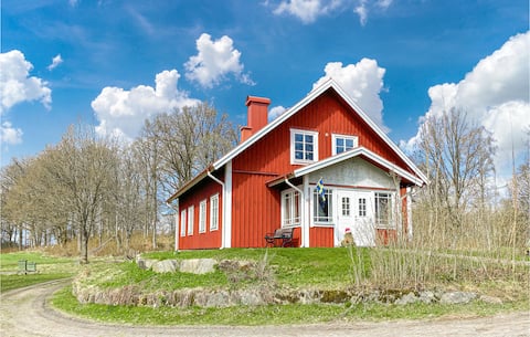 Nice home in Unnaryd with house sea view