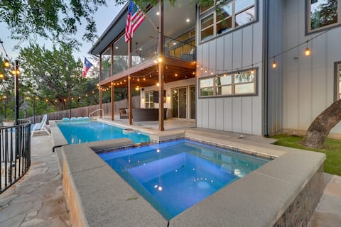 Lake Travis House w/ Private Dock, Pool & Hot Tub!