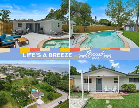 Stylish Home w/ Private Pool Near Kemah Boardwalk